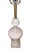 Italian Mid-20th Century Pair of Italian Pink Murano Glass & Alabaster Lamps For Sale - Image 3 of 10