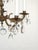 Metal Antique 5 Light Adorable Dainty Petite Brass Cut Lead Glass Crystal Chandelier For Sale - Image 7 of 12