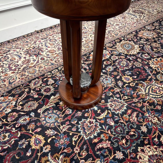 Art Deco Side Table in Teak For Sale - Image 5 of 8