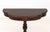 Neoclassical Style Mahogany Demilune Table For Sale - Image 4 of 7