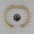 Modern David Yurman 0.30ctw Diamond Cable Cuff Bracelet 18k Yellow Gold 6" Flexible For Sale - Image 3 of 7