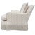 Beige Lee Industries Bullion Fringe Swivel Chair For Sale - Image 8 of 13