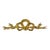 Mid-Century Hollywood Regency Chippendale Boho Chic Brass Bow Decorative Wall Pediment For Sale