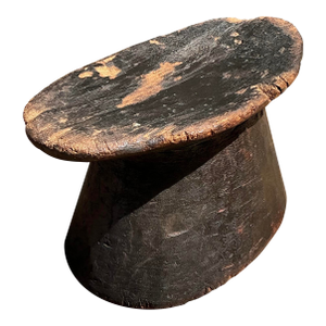 Vintage Brazilian Carved Wood Head Rest