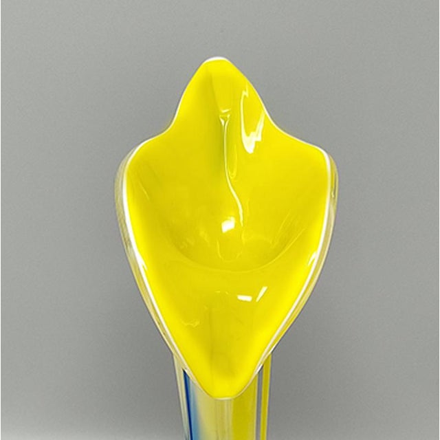 Jack in the Pulpit Calla Lily Vase in Murano Glass, 1960s For Sale - Image 6 of 11