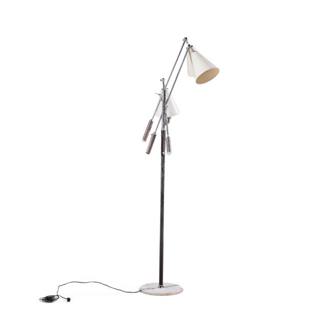 Angelo Lelli for Arredoluce Triennial Mid Century Italian Floor Lamp For Sale In Chicago - Image 6 of 7