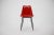 1960s Red Fiberglass Dining or Desk Chair, Czechoslovakia, 1960s For Sale - Image 5 of 8