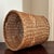Large Mid-20th Century Natural Wicker Planter Basket For Sale - Image 4 of 18