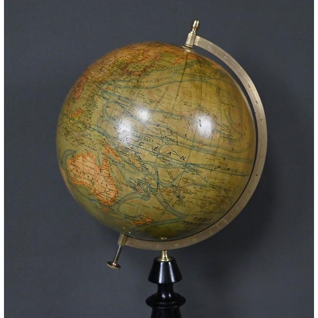 Late 19th Century Globe from J. Forest, 1890s For Sale - Image 5 of 18