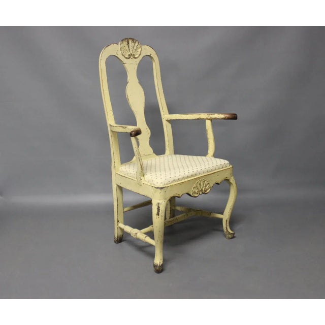 Danish Rococo Chair, 1740s For Sale - Image 6 of 6