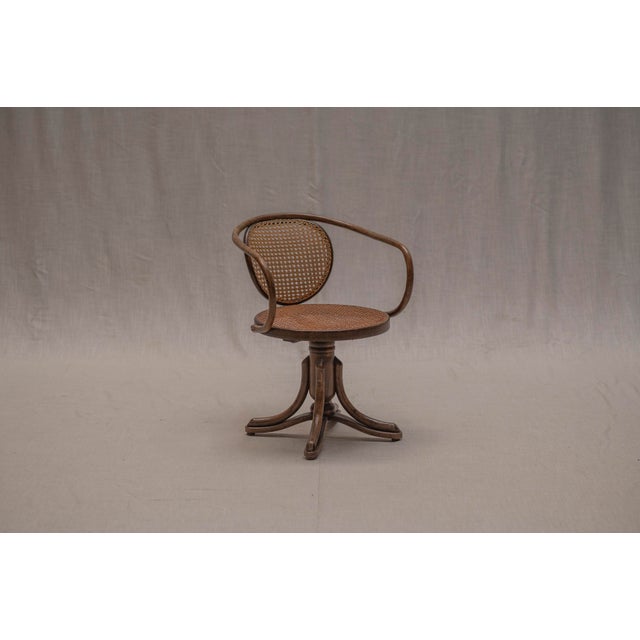 Bentwood Desk Chair from Thonet, 1930s For Sale - Image 13 of 13