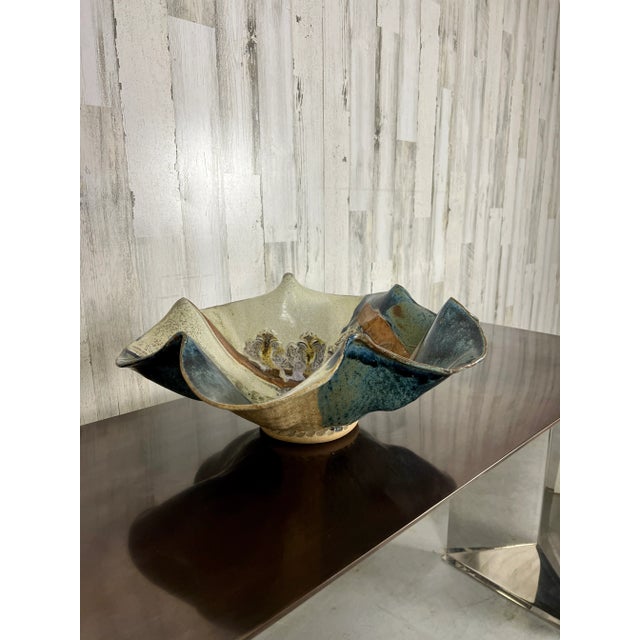 1980s 1980s Clam Shell Design Bowl For Sale - Image 5 of 13