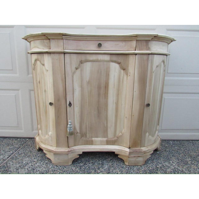 Antique Bleached Out and Weathered Italian Credenza For Sale - Image 4 of 18