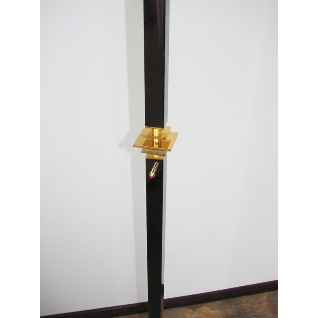 Modern Floor Lamp in Brass and Metal, 1980s For Sale - Image 6 of 10