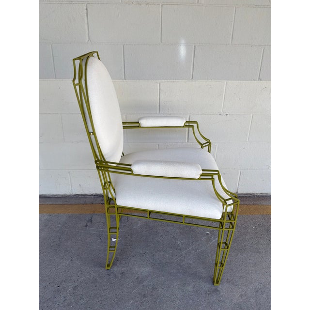 Jonathan Charles Xo Arm Chairs / Pair For Sale - Image 10 of 10