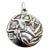 Circa 1950 Margot De Taxco Zodiac Sterling Silver Gemini Pendant Medallion For Sale