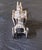1920s Antique European Staring Silver Miniature Horse Drawn Carriage For Sale - Image 5 of 8