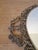 Metal Baroque Oval Bronze Wall Mirror, 1960s For Sale - Image 7 of 17