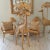 Giraffe Floor Lamp by Mario Lopez Torres. There are minor imperfections to the hand-made woven rattan. Signed Mario Lopez...