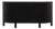 Black Fluted Round Front Sideboard For Sale