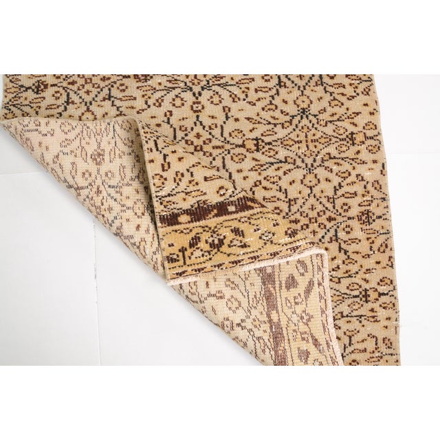 Oushak Vintage Runner Rug For Sale - Image 4 of 10