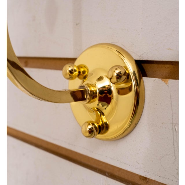 Colonial Style Brass Wall Hanging Candlestick For Sale - Image 13 of 13