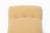 Cream Sculptural Walnut Rocking Chaise Lounge in Soft Butterscotch Shearling C. 1980 For Sale - Image 8 of 12