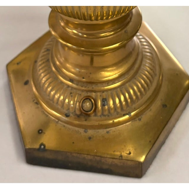 Mid-Century Modern Pair of Mid Century Urn Lamps For Sale - Image 3 of 7
