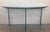 19th Spanish Wrought Iron Demilune Green Console Table For Sale In Miami - Image 6 of 12