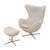 2000 - 2009 Mid Century Modern Egg Lounge Chair & Ottoman Arne Jacobsen for Fritz Hansen For Sale - Image 5 of 18