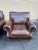 George Smith Vintage English Leather Club Chairs - Set of 2 For Sale - Image 4 of 9