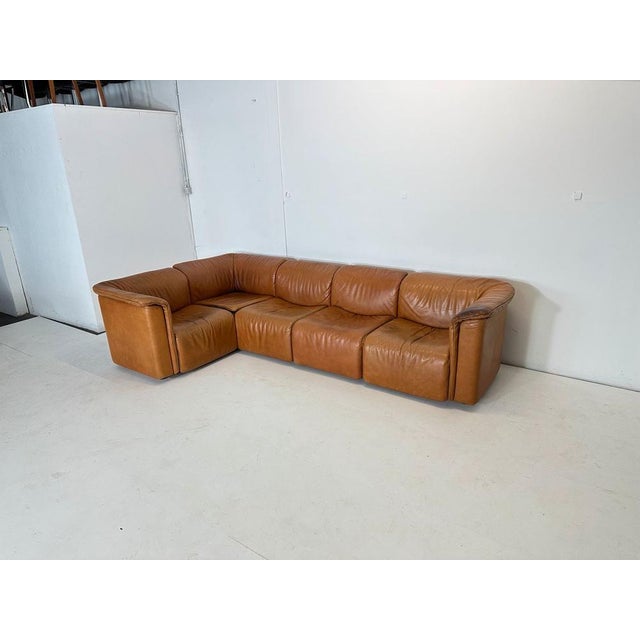 Modular Leather Sofa from Wittmann, Set of 5 For Sale - Image 5 of 17