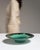 Ceramic 1960s France Teal Ceramic Serving Bowl For Sale - Image 7 of 15