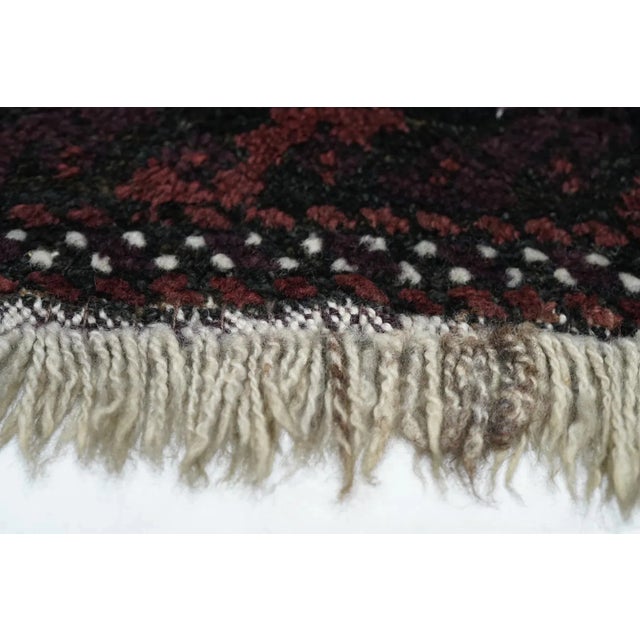 Vintage Balouch Rug 1'7'' x 2'9'' For Sale In New York - Image 6 of 10