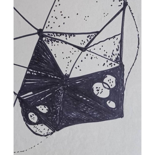 Ferdinando Meccani, Abstract Work on Paper, 1969, Paper For Sale - Image 3 of 4