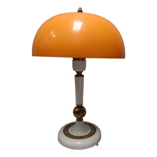 Vintage Pop Silk Table Lamp For Sale
