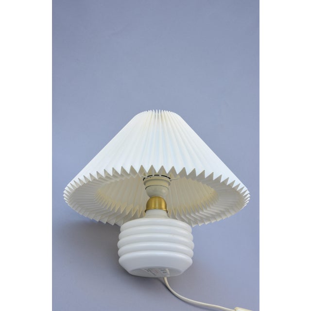 White Model 313 Krone Table Lamp from Le Klint, Denmark, 1950s For Sale - Image 8 of 13