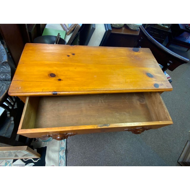 Wood Late 19th Century Victorian Pine Chest For Sale - Image 7 of 12