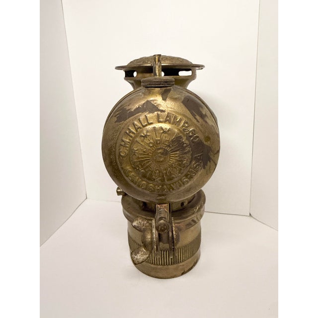 Antique Solar Model S Carbide Bicycle Headlamp by Badger Brass Co., C. 1899 For Sale In Pittsburgh - Image 6 of 7