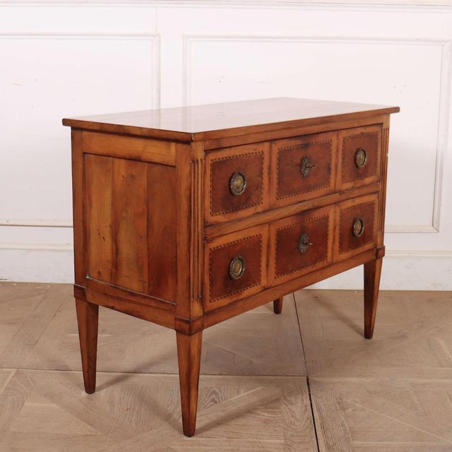 Brown French Commode in Walnut, 1880 For Sale - Image 8 of 11