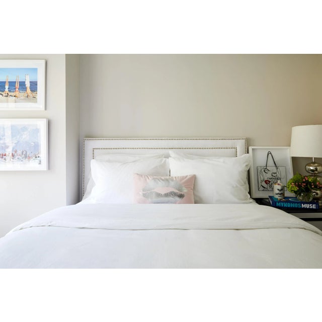 Lorimer Bedding Queen Flat Sheet in Dusty Rose For Sale In Miami - Image 6 of 6