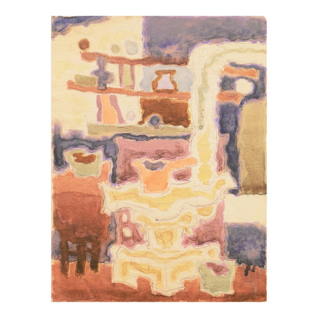 'Pot Bellied Stove' by Victor Di Gesu, California, Paris, Louvre, Academie Chaumiere, San Francisco Art Association, Los Angeles County Museum of Art For Sale