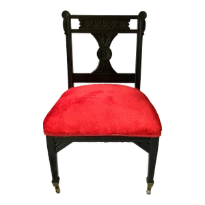 Early 19th Century Antique Victorian Baltimore Basilica Side Altar Chair