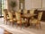 Elegant set of eight vintage Baker Furniture Milling Road dining chairs, dating to the 1960s and comprising two armchairs...