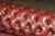 Animal Skin Vintage Leather Tufted Chesterfield Sofa With Nailhead Trim in Burgundy For Sale - Image 7 of 8