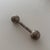 Antique Indian silver rattle with pretty decorative finish. Pierced floral design. Hand-chased detailing on the handle....