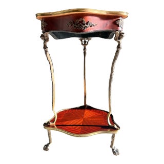 1940s Louis XV Style Two-Tiered Table For Sale