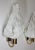 White La Murrina Murano White and Clear Glass Leaf Wall Sconces - a Pair For Sale - Image 8 of 13