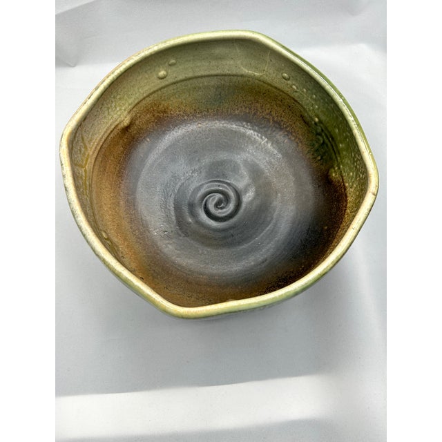 Studio Pottery Bowl With Wood Ash Glaze, by Craig Easter (1953–2016) For Sale In Los Angeles - Image 6 of 12