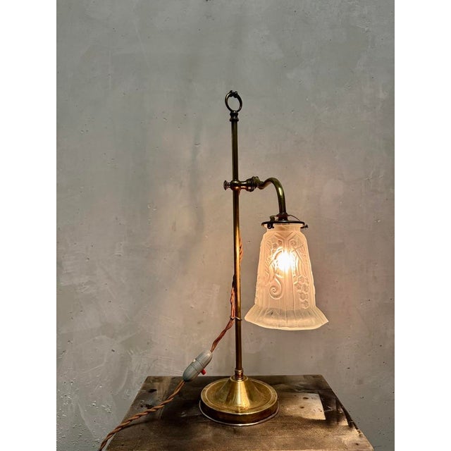 Art Deco Table Lamp, 1920, in Very Good conditions. Designed 1920 to 1949 European Plug (up to 250V).The wiring of this...